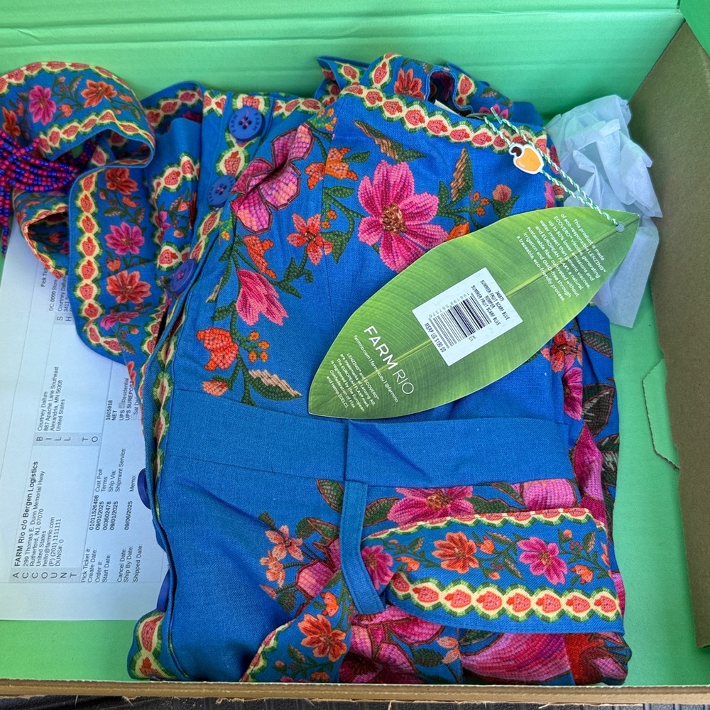 FARM Rio Summer Fruit Scarf Romper - Picture 8 of 8